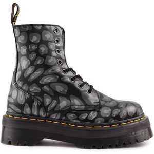 Dr. Martens heren jadon amfibians, Distorted Leopard S Black Grey Backhand, 41 EU