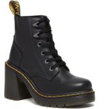 Dr. Martens - Jesy - Veterboots - Zwart - Leren - Chunky Hiel