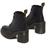 Dr. Martens - Jesy - Veterboots - Zwart - Leren - Chunky Hiel
