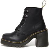 Dr. Martens - Jesy - Veterboots - Zwart - Leren - Chunky Hiel