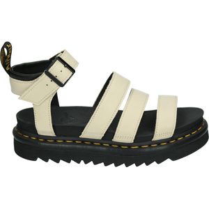 Dr Martens BLAIRE PARCHMENT BEIGE - Sandalen met hak - Kleur: Wit beige
