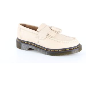 Dr. Martens, Schoenen, Dames, Beige, 40 EU, Beige Virginia Leren Mocassin met Franjes