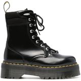 Dr. Martens - Veterlaarzen - Zwart - Leer - Rits aan Binnenkant