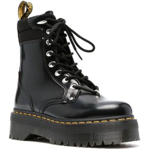 Dr. Martens - Veterlaarzen - Zwart - Leer - Rits aan Binnenkant