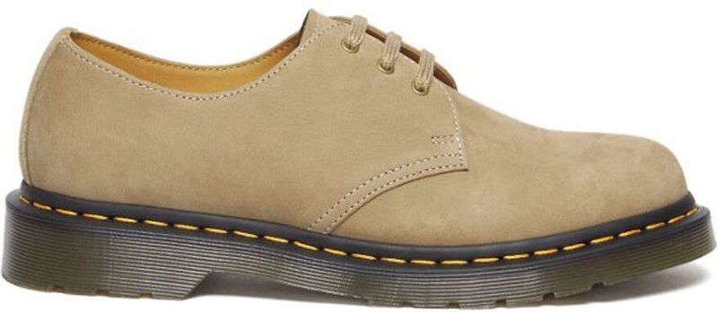Derby's 1461 in leer Tumbled Nubuck DR. MARTENS. Nubuck materiaal. Maten 43. Kastanje kleur