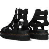 Dr. Martens Olson Sandalen - Zwart - Tumbled Nubuck - Gladiatorstijl met Rits