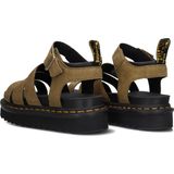 Dr Martens - Blaire Tumbled - Sandalen - Zwart - Lichtgewicht met Verstelbare Gespen