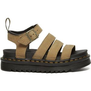 Dr. Martens  Blaire Savannah Tan Tumbled Nubuck  sandalen  dames Beige