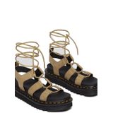 Dr. Martens, Schoenen, Dames, Beige, 40 EU, Leer, Beige Cut-Out Sandalen