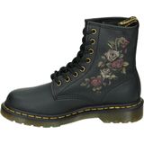 Dr. Martens - 1460 Decayed Roses - Leren Laarzen - Zwart - Klassiek Getrommeld Nappa