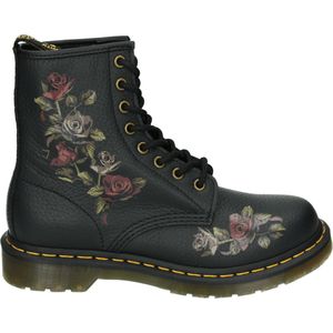 Dr. Martens - 1460 Decayed Roses - Leren Laarzen - Zwart - Klassiek Getrommeld Nappa
