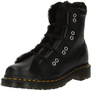 Dr. Martens - 1460 Veterlaarzen - Zwart - Imitatiebont - Leren
