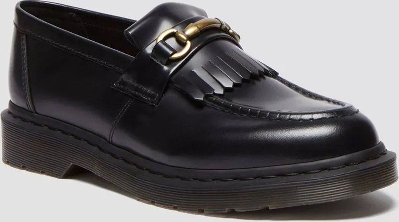 Dr. Martens - Adrian - Loafers - Zwart - Leren Bovenwerk