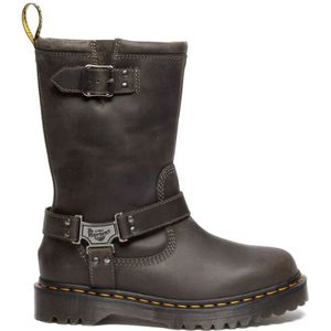 Dr. Martens - Anistone High - Leren Laarzen - Grijs - Dames