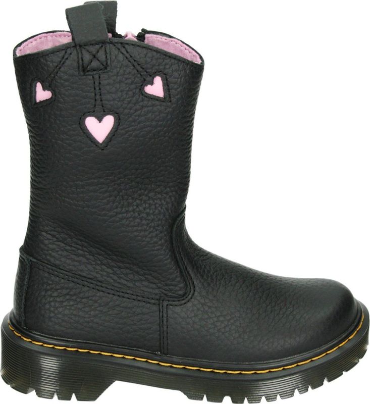 Dr Martens FUSION P-O BOOT J BLACK+PINK - MeisjesLaarzenKinderlaarsjes - Kleur: Zwart