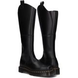 Dr. Martens Amaayah - Kniehoge Leren Rijlaarzen - Zwart - Orleans Leer
