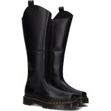 Dr. Martens Amaayah - Kniehoge Leren Rijlaarzen - Zwart - Orleans Leer