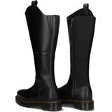Dr. Martens Amaayah - Kniehoge Leren Rijlaarzen - Zwart - Orleans Leer