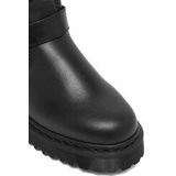Dr. Martens Anistone Hi Biker Boots - Zwart - Leren - Verhoogde Bex Zool