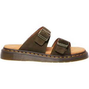 Dr. Martens - Josef - Suède Slide-Sandaal - Groen