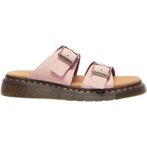 Josef Slide Powder Pink Milled Nubuck DR. MARTENS. Nubuck materiaal. Maten 40. Roze kleur