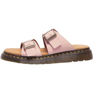 Dr. Martens - Josef - Sandalen - Roze - Nubuckleer - Verstelbare Gespen