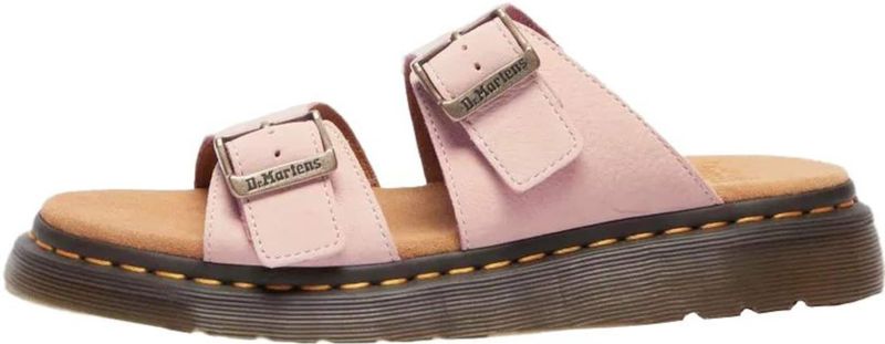 Dr. Martens - Josef - Sandalen - Roze - Nubuckleer - Verstelbare Gespen