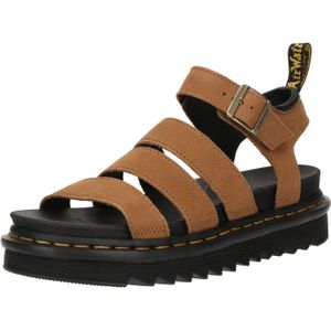 Dr. Martens - Dames Sandalen - Beige - Leer/Rubber - Gesp Sluiting