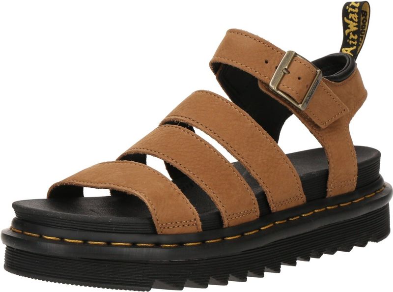 Dr. Martens - Dames Sandalen - Beige - Met Gesp Sluiting