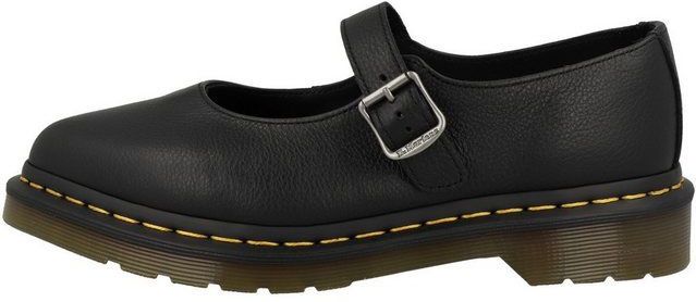 Dr. Martens - Dames Slip On Schoenen - Zwart - Leer
