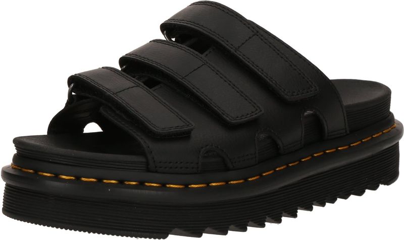 Dr. Martens - Raine Slides - Sandalen - Zwart - Leer