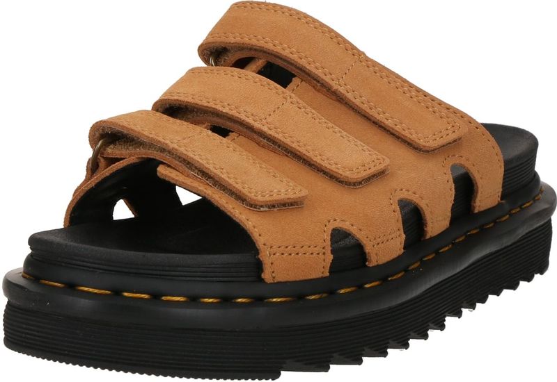 Dr. Martens - Raine Slides - Badslippers - Brown - Leer/Synthetisch