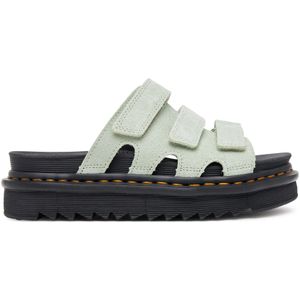 Dr. Martens - Raine Slides - Sandalen - Green - Leer/Synthetisch