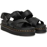 Dr. Martens - Athena Flat Sandalen - Dames - Zwart - Leer