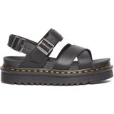 Dr. Martens - Athena Flat Sandalen - Dames - Zwart - Leer