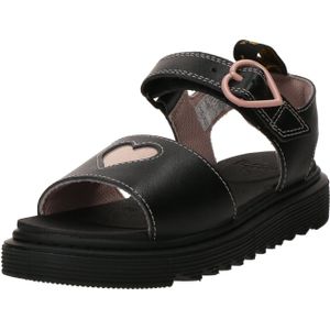 DR. MARTENS Plateausandale "Marlowe Kinder", Plateausandale, Sommerschuh mit Herzchen Applikation