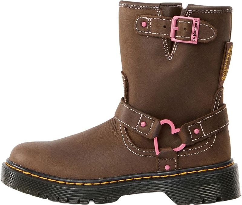 Dr. Martens - Genaya - Veterboots - Bruin/Pink