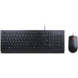 Lenovo 4X30L79915 toetsenbord Inclusief muis Universeel USB QWERTY Spaans Zwart