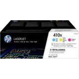 HP 410X Toner cartridge / Geel / Magenta / Cyan / Tri-Pack