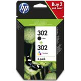 HP 302 (X4D37AE) - Schwarz + 3 Farben - Druckerpatrone - Multipack