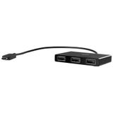 HP USB-C naar USB-A Hub - 3x USB 3.0 - Voor Elite c1030, EliteBook, ProDesk