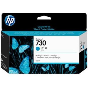 HP 730 130-ml Cyan DesignJet Ink Cartridge printkop Inkjetprinten