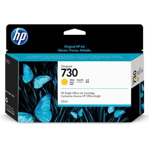 HP P2V64A nr. 730 inktcartridge geel (origineel)
