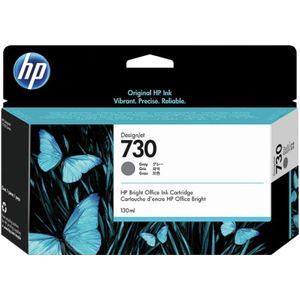 HP 730 130-ml Gray DesignJet Ink Cartridge printkop Inkjetprinten