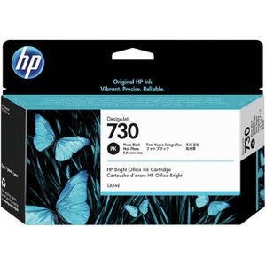 HP 730 Large Format Inktcartridge, Foto Zwart (P2V67A) origineel van HP
