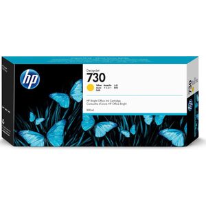 HP 730 Large Format Inktcartridge, Geel (P2V70A) origineel van HP