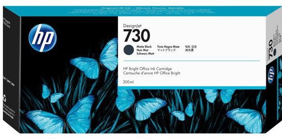 HP 730 (P2V71A) inktcartridge mat zwart hoge capaciteit (origineel)