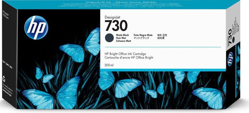 HP 730 300-ml Matte Black DesignJet Ink Cartridge printkop