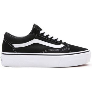 Sneakers UA Old Skool Platform VANS. Leer materiaal. Maten 37. Zwart kleur