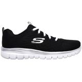 Skechers You Spirit Dames Sneakers - Black/White - Maat 40